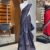Navy Blue with Meroon