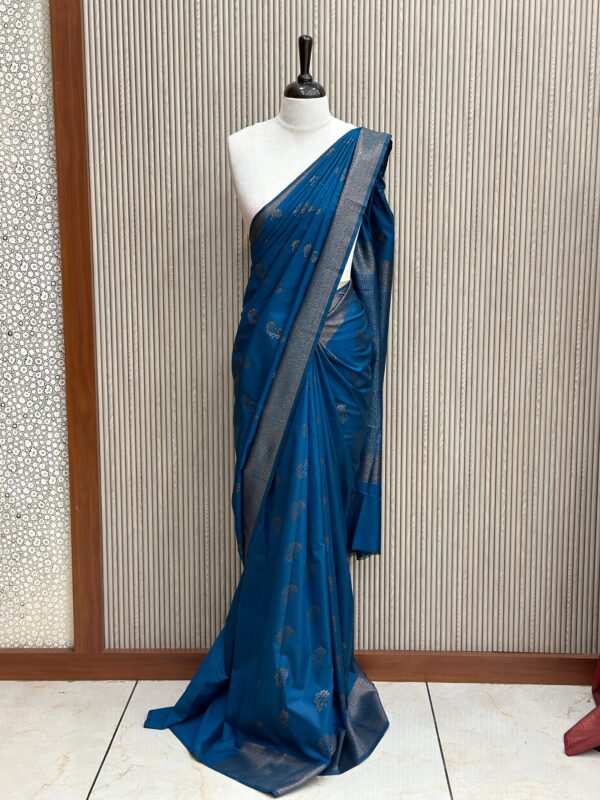 Soft Silk Saree M045 - Image 8