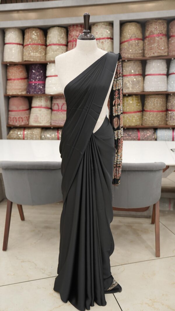 Semi Modal Silk Saree M063 - Image 5