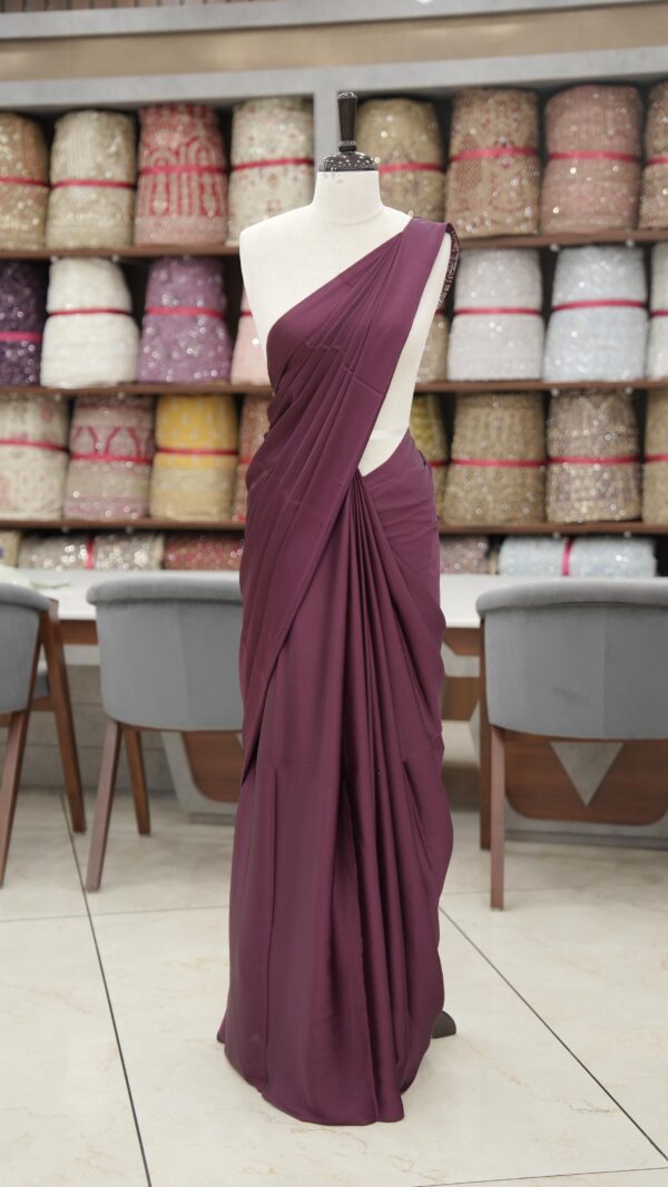 Semi Modal Silk Saree M063 - Image 4
