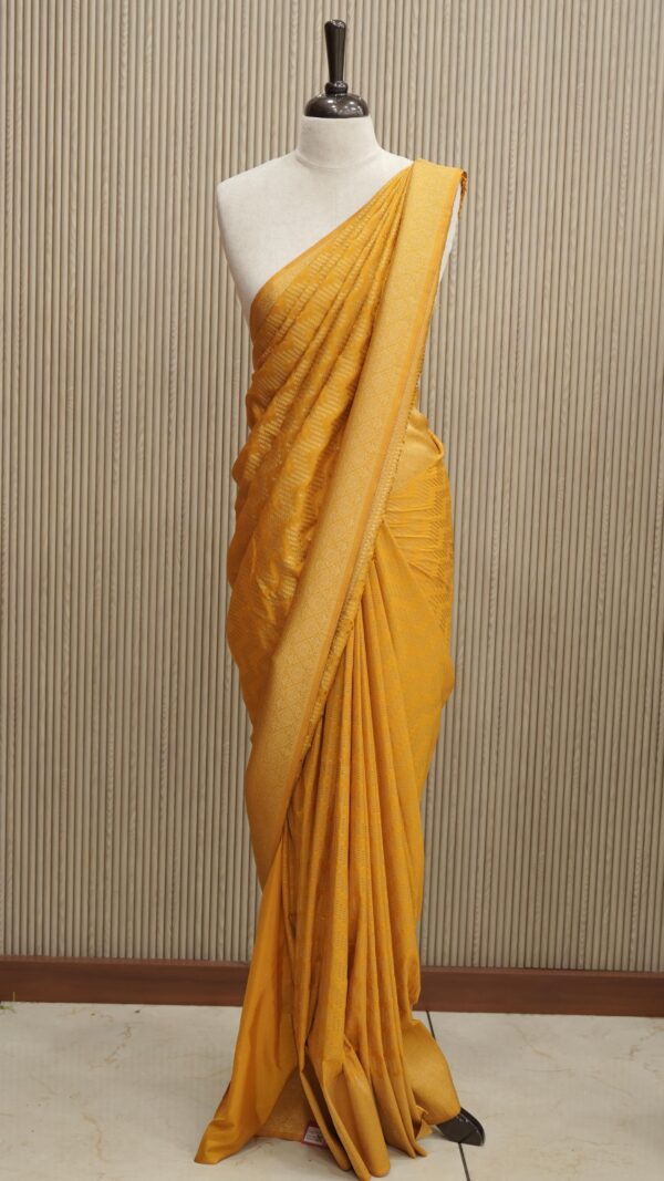 Georgette Banarasi Saree M069 - Image 6