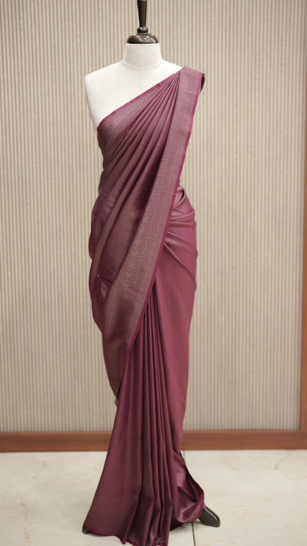 Soft Silk Saree M070 - Image 7