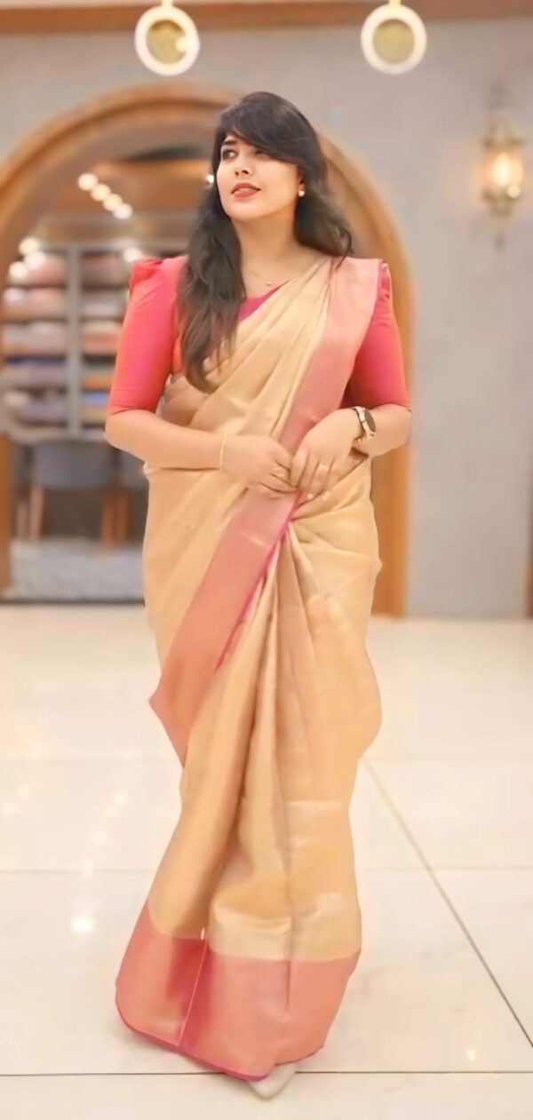 Tissue silk Saree M068