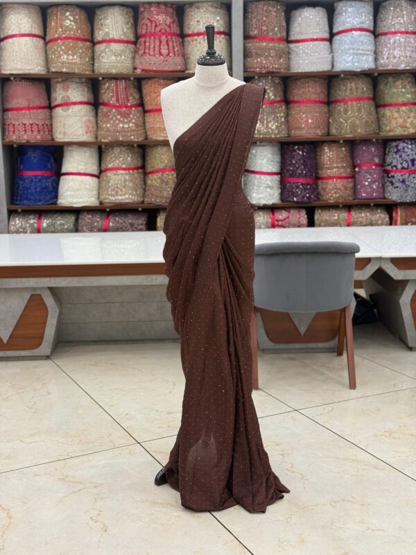Fancy Vijithra Saree M075 - Image 17