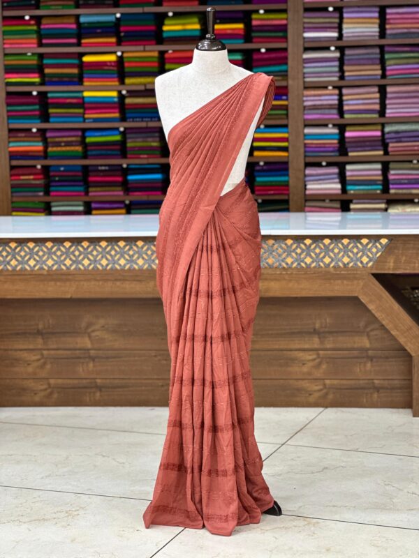 Vichithra silk saree MO93 - Image 4