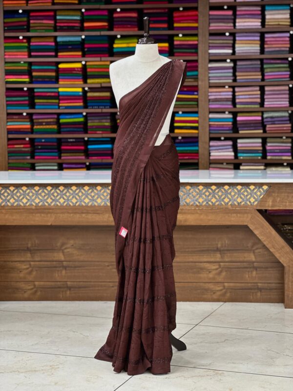 Vichithra silk saree MO93 - Image 7