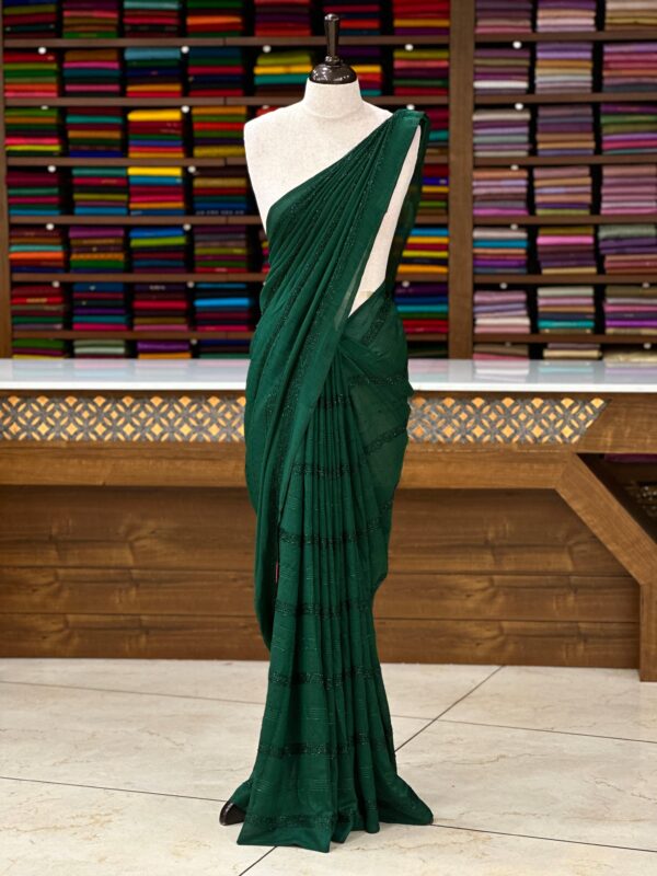 Vichithra silk saree MO93 - Image 8