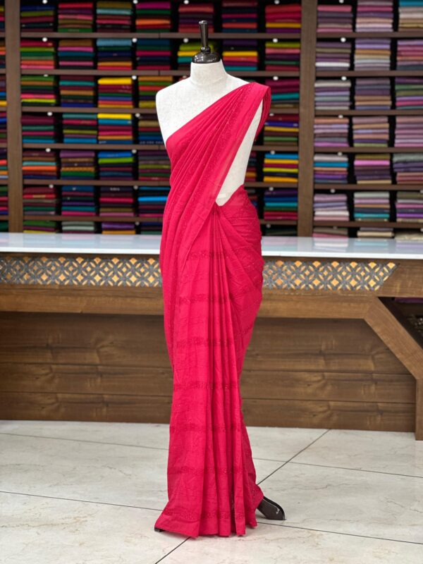 Vichithra silk saree MO93 - Image 9