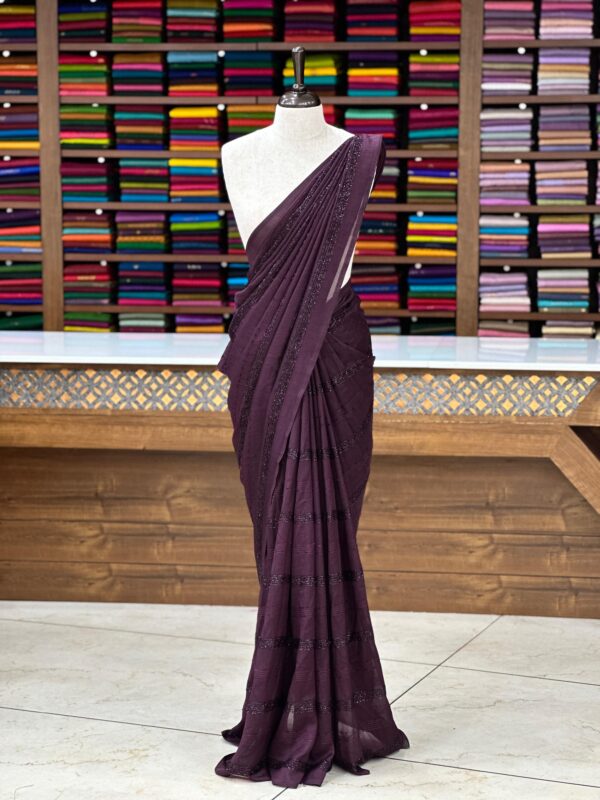Vichithra silk saree MO93 - Image 11