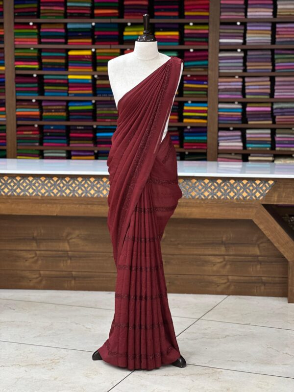 Vichithra silk saree MO93 - Image 17