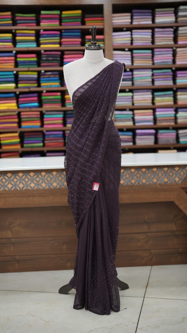Shiffon saree MO97 - Image 2
