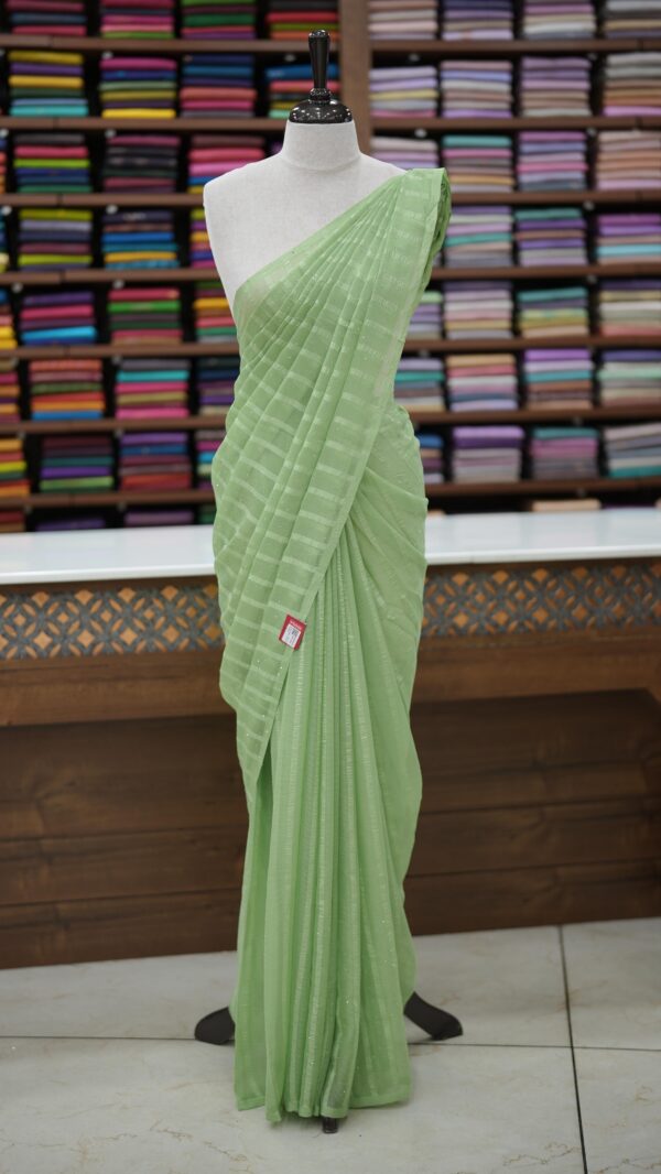 Shiffon saree MO97 - Image 3
