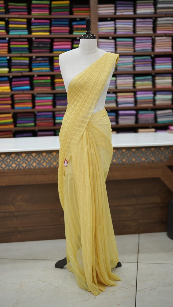 Shiffon saree MO97 - Image 7