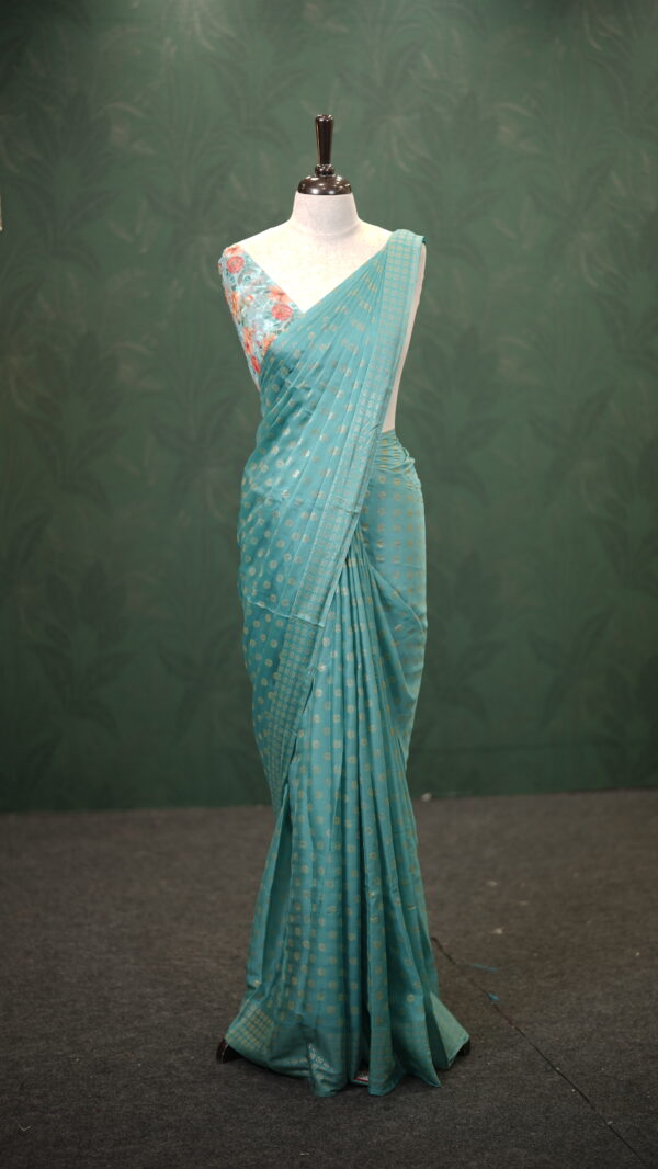 GEORGETTE SHIMMER SAREE M119