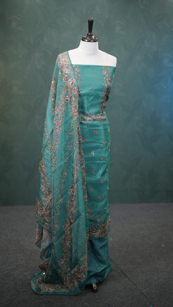 FLORAL CHURIDAR SET M122 - Image 3