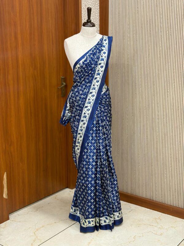 BATIK PRINT SAREE M102 - Image 7