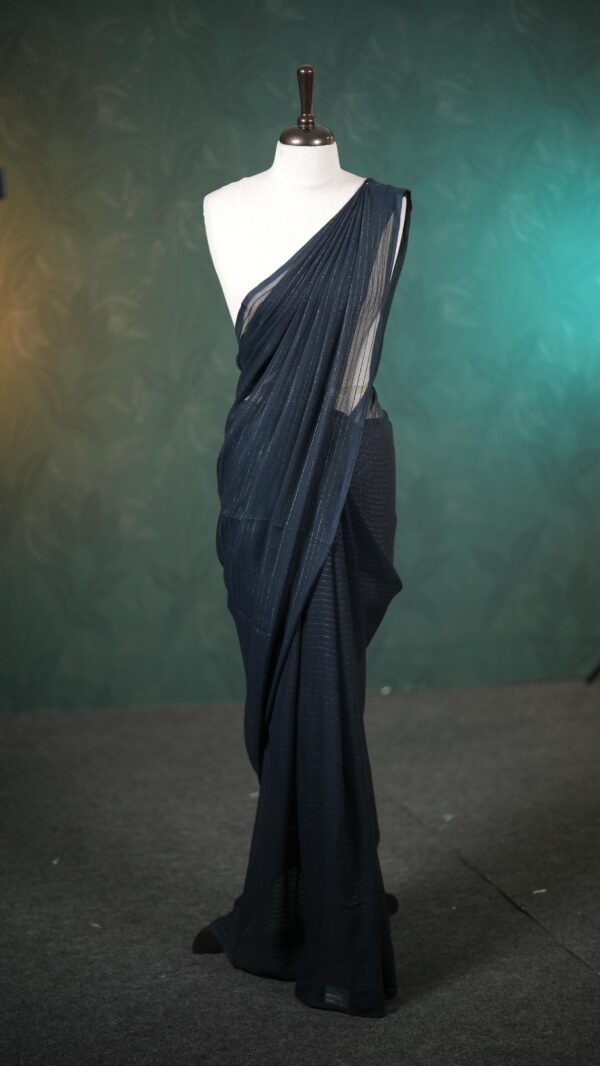 Georget Fancy Saree M111 - Image 8