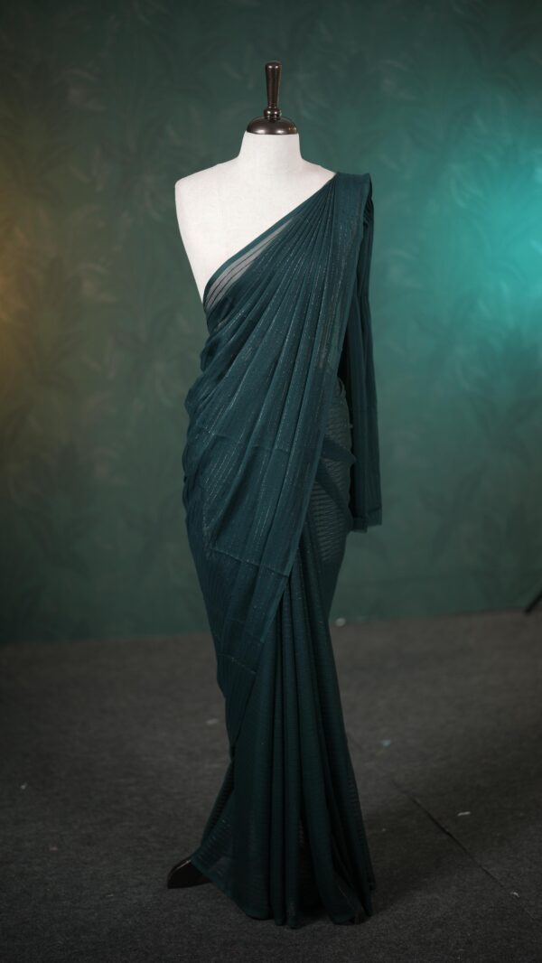 Georget Fancy Saree M111 - Image 6