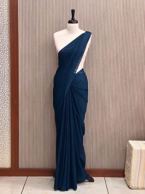 SOFT GEORGETTE SAREE M101 - Image 7