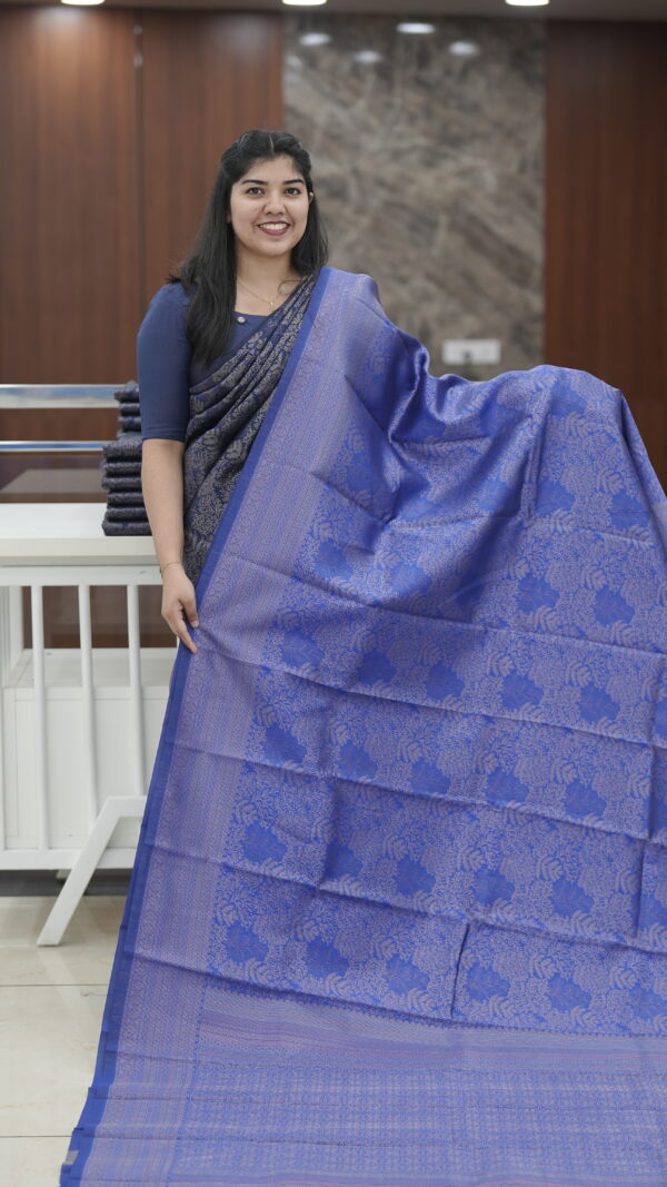 BROCADE SEMI SILK SAREE M158 - Image 2