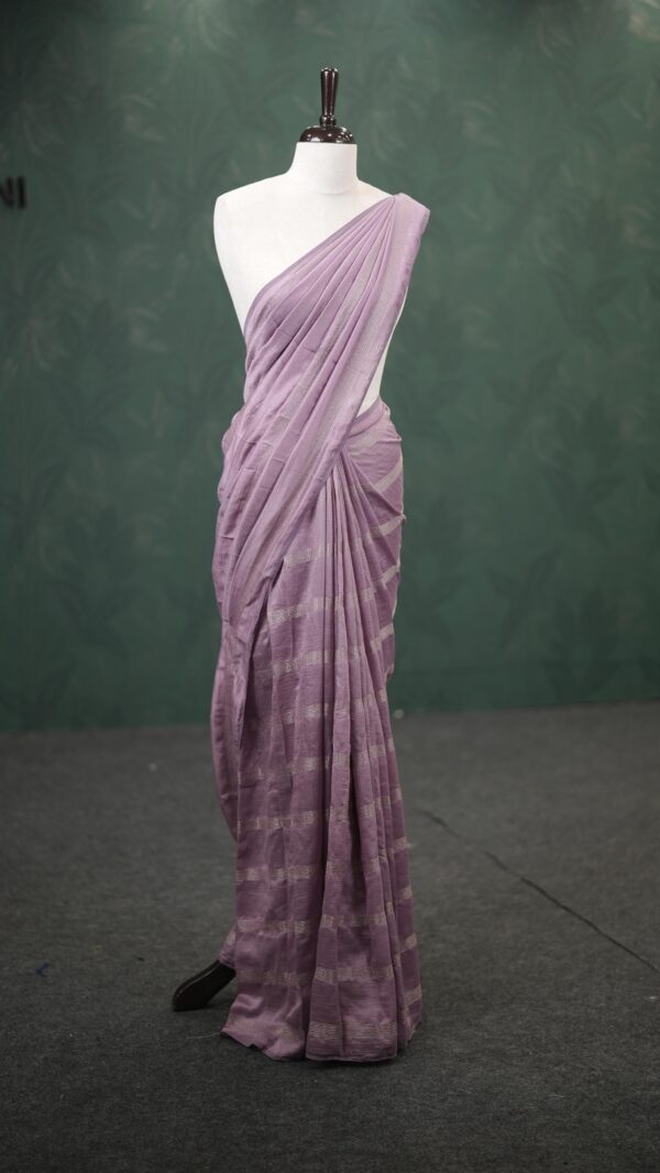 zari work vijithra saree M133 - Image 12