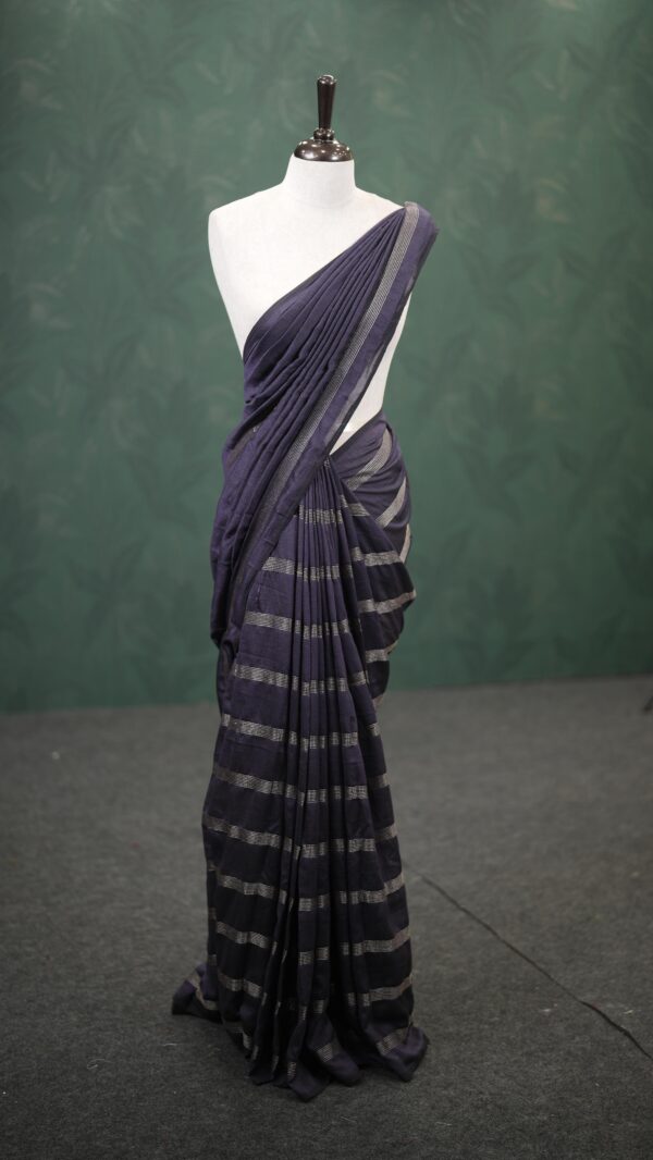 zari work vijithra saree M133 - Image 11