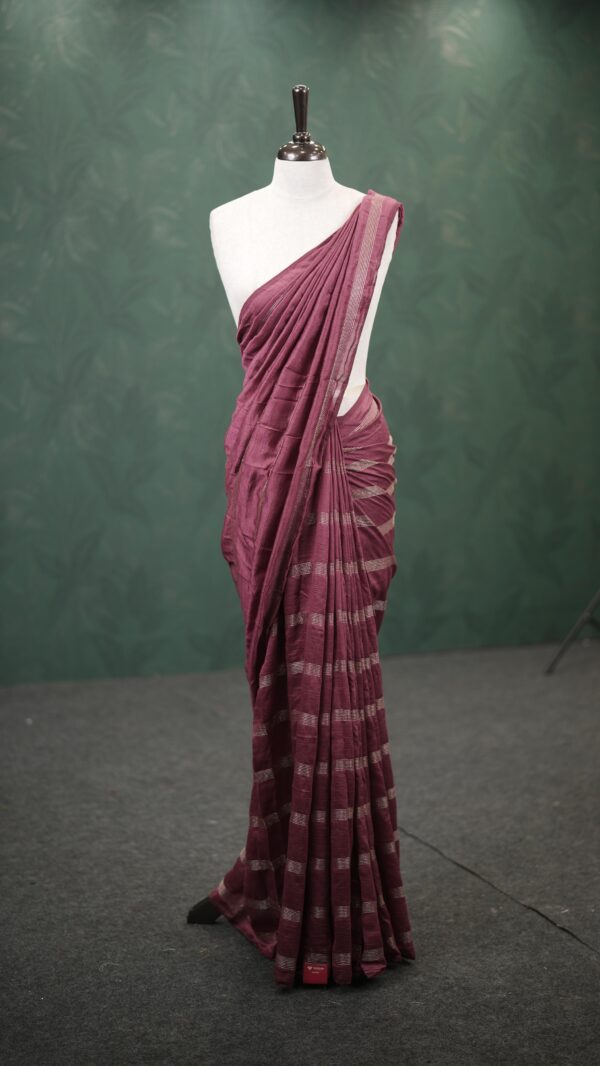 zari work vijithra saree M133 - Image 10