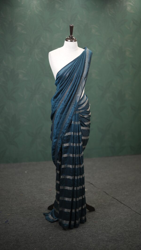 zari work vijithra saree M133 - Image 9