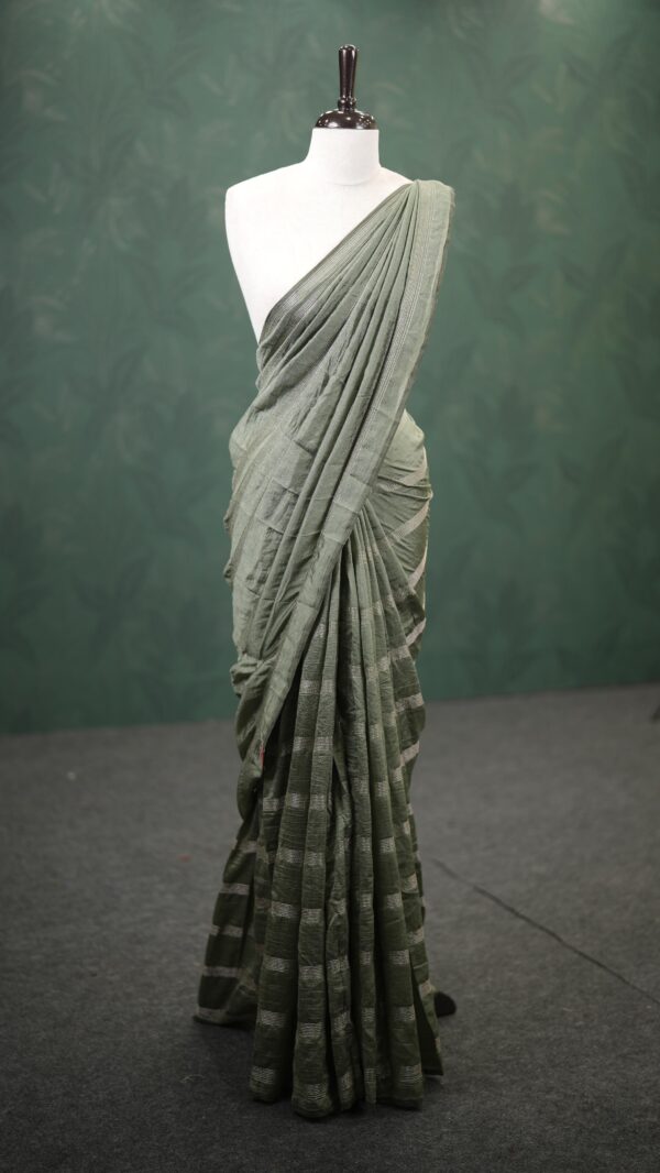 zari work vijithra saree M133 - Image 8