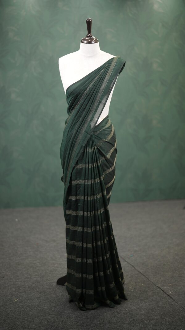 zari work vijithra saree M133 - Image 4