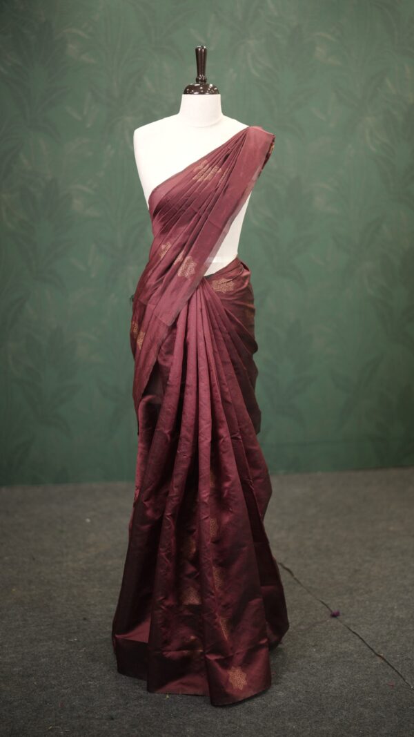 SEMI SILK SAREE M137 - Image 4