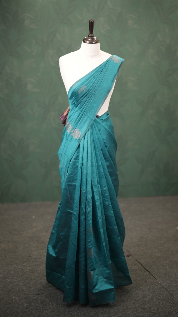 SEMI SILK SAREE M137 - Image 3