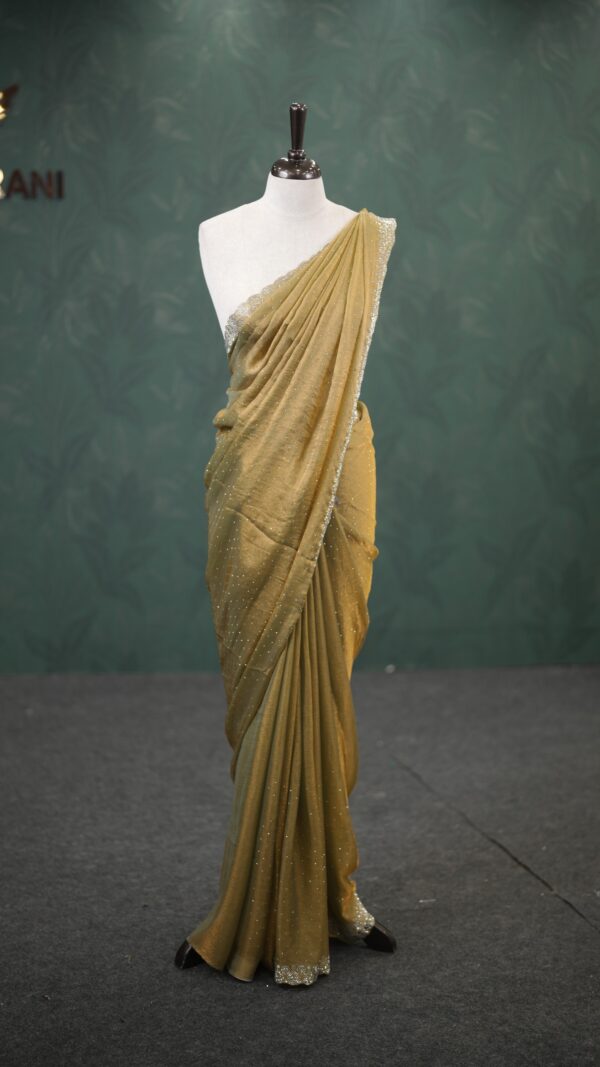 fancy saree M161 - Image 3