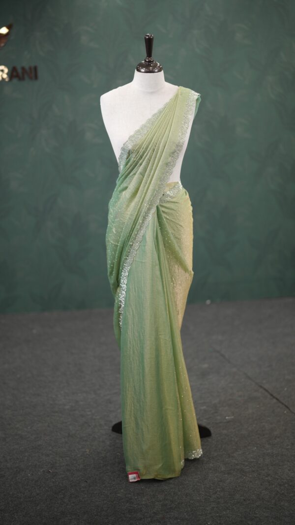 fancy saree M161 - Image 2