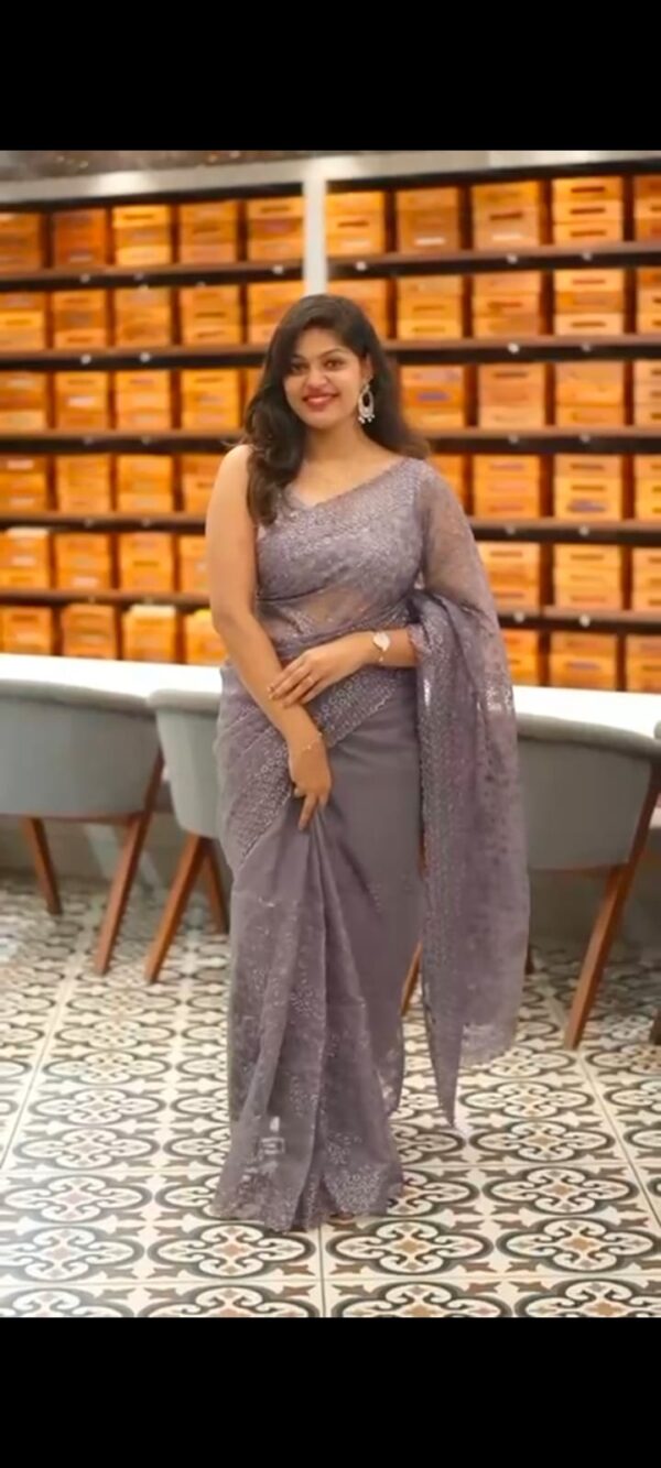 ORGANZA FANCY SAREE M169