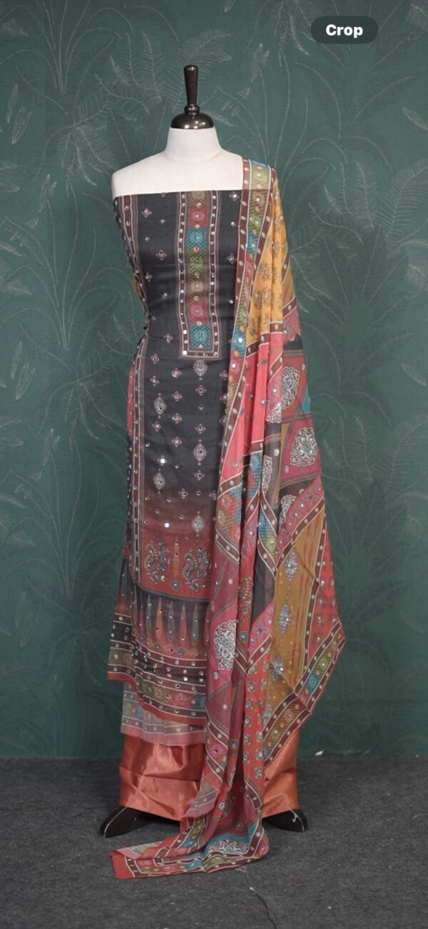 rajastani kurthi material M142 - Image 4