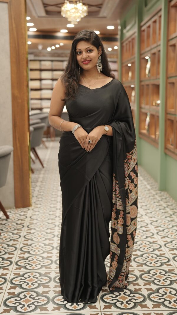 SEMI MODAL SILK SAREE M175 - Image 3