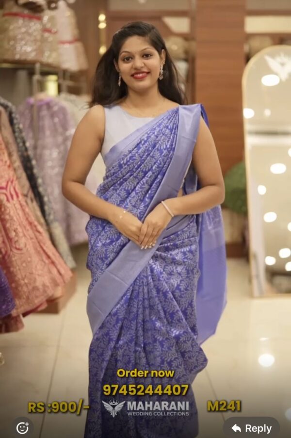 SEMI BROCADE SAREE M241