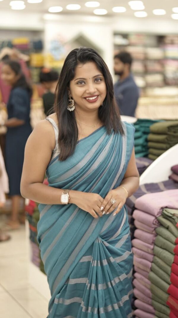 KASHMIRI ZARI  SAREE M284 - Image 7