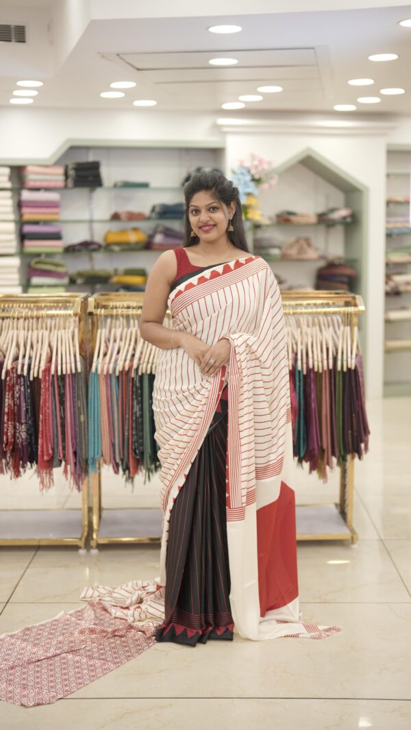 SEMI MODAL SILK SAREE M296 - Image 2