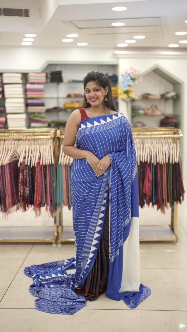 SEMI MODAL SILK SAREE M296 - Image 6
