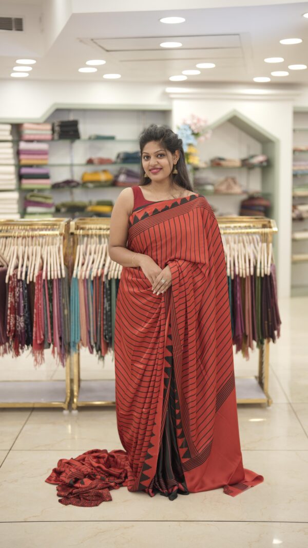 SEMI MODAL SILK SAREE M296 - Image 5