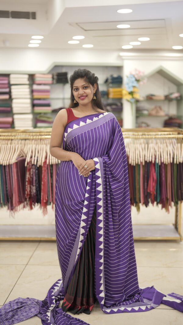 SEMI MODAL SILK SAREE M296 - Image 4