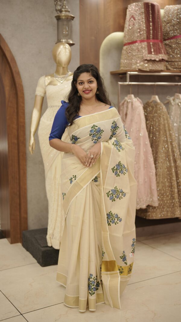 SET SAREE FLORAL PRINT M368