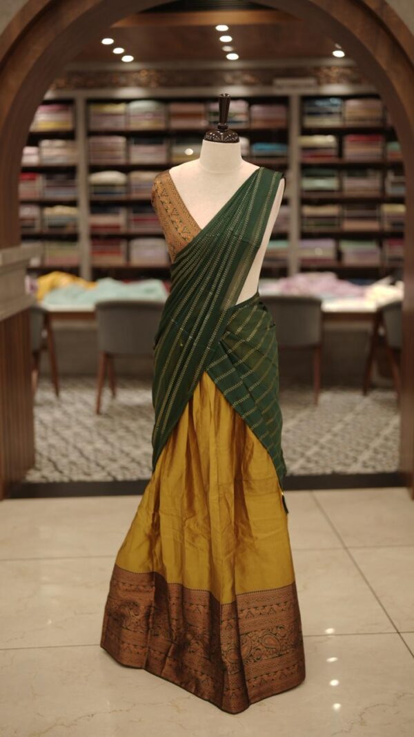 SEMI STITCHED DHAVANI SET M385 - Image 6