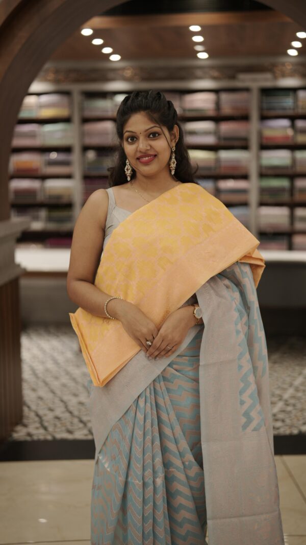 CHANDERI SAREE M407 - Image 2