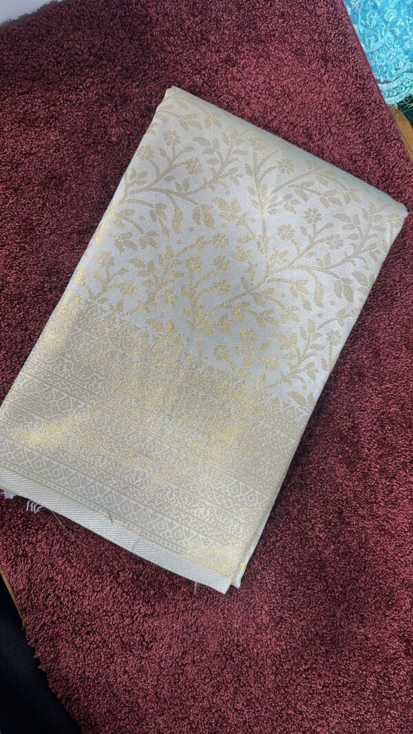SEMI BROCADE SET SAREE M297 - Image 5