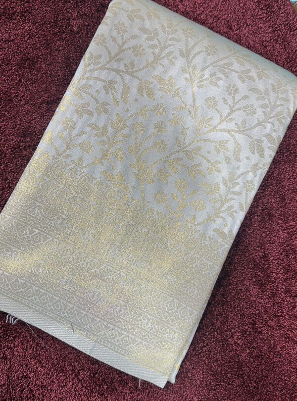 SEMI BROCADE SET SAREE M297 - Image 4