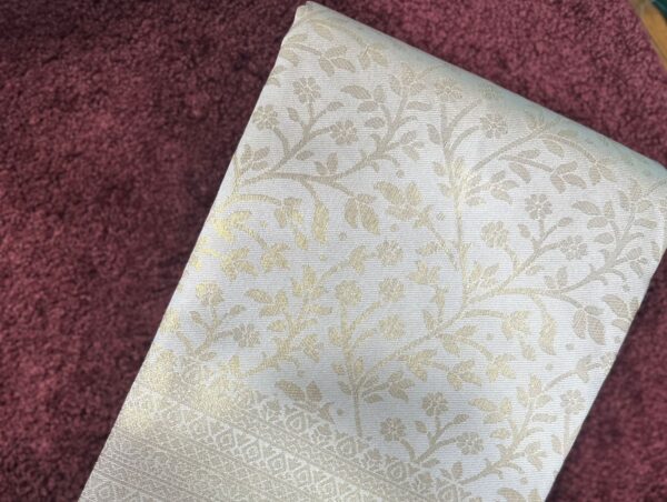 SEMI BROCADE SET SAREE M297 - Image 3