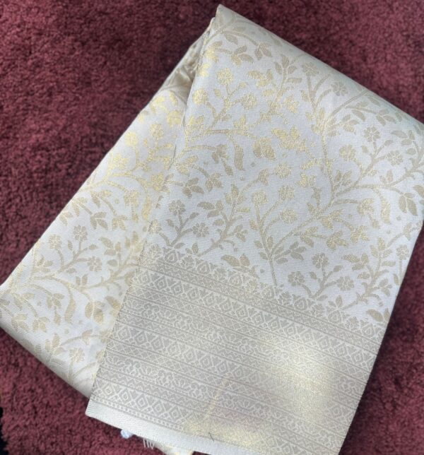 SEMI BROCADE SET SAREE M297 - Image 2
